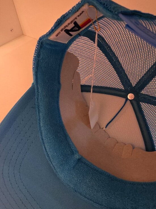 Neon blue Aviator Nation Trucker Hat main image 5